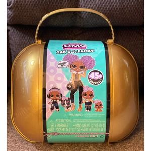 LOL Surprise OMG 24K DJ Family Pack Dolls & Pet w/ 45+ Surprise - New L.O.L